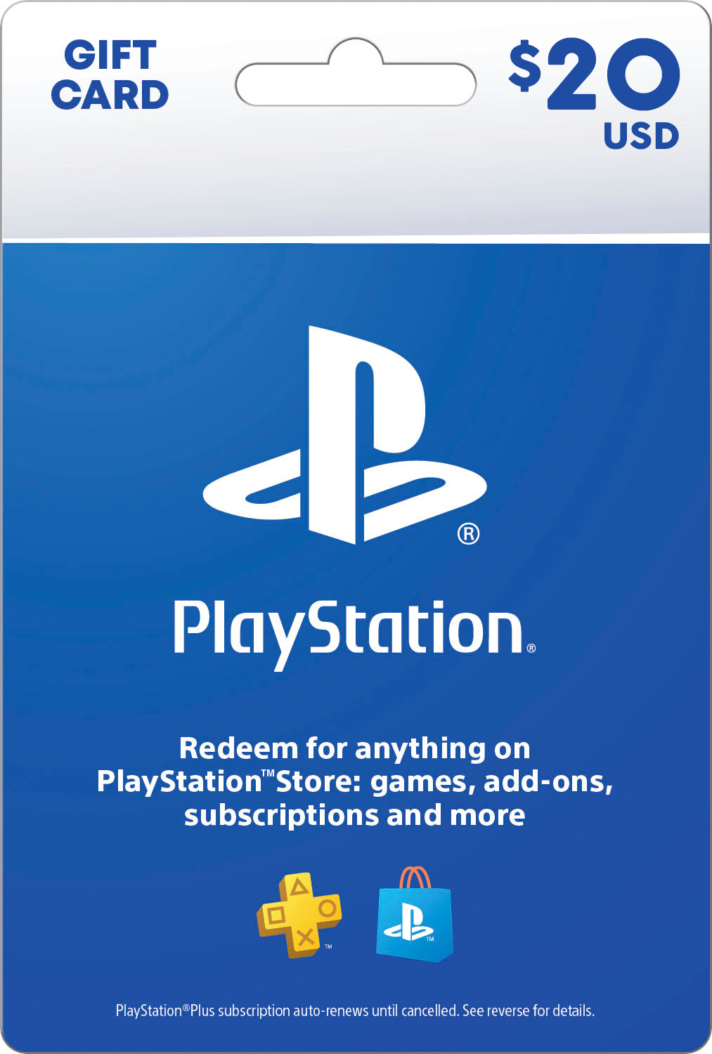 PlayStation Store 20 Dollar Gift Card